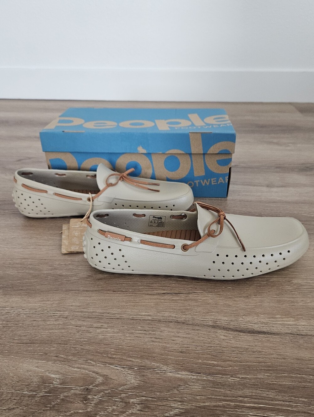 People Footwear The Senna Men’s Casual Beige Deck Loafers Size 11 - Picture 6 of 14